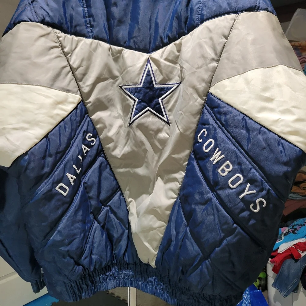 Vintage pro player Dallas cowboys coat Jacket Men's XXL - Picture 10 of 10